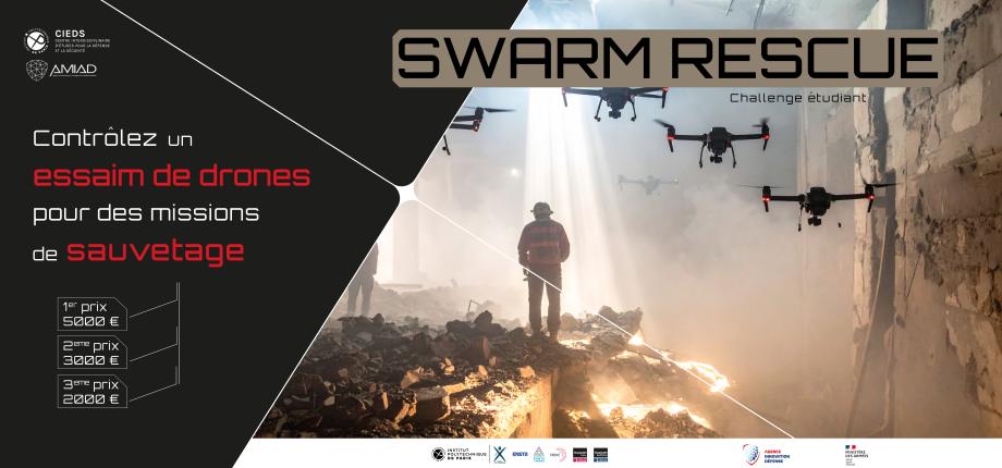 Swarm Rescue Challenge 2025–2026: save lives by controlling a swarm of drones!