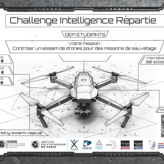Distributed Intelligence 2024 CIEDS Challenge: "Control a swarm of drones for rescue missions!"